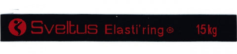 weerstandsband Elasti'ring 15 kg zwart