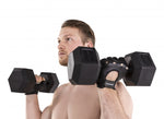 Fitness-handschoenen fit sport zwart maat s