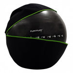 fitnessbalhoes 75cm met groene rits