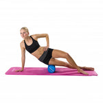 foamroller Yoga 40 cm blauw