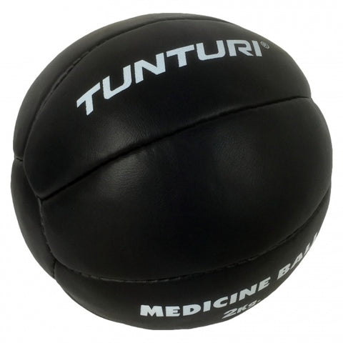 medicijnbal Crossfit 2 kg zwart 19 cm