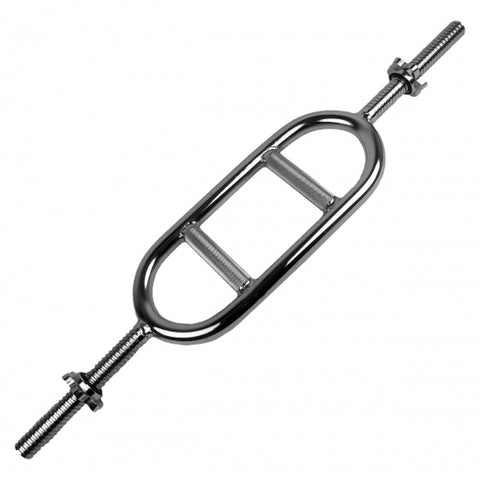 tricep halterstang met schroefsluiters 880 x 30 mm