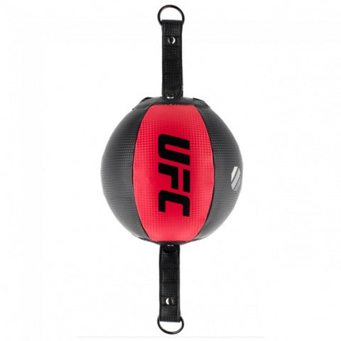 Ufc Boksbal double end ball 21 cm rood/zwart