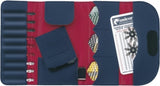 Dartetui maestro wallet 17 x 9 cm blauw 38-delig
