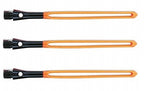 Slikstik shafts aluminium short zwart/oranje 3 stuks