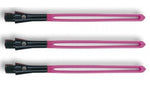 Slikstik shafts aluminium short zwart/roze 3 stuks