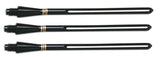 Slikstik shafts short 56,6 mm zwart 3 stuks