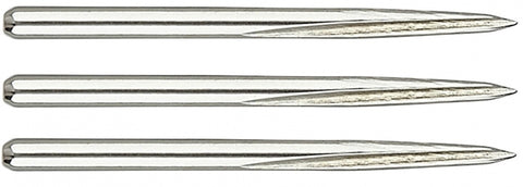 Volute steeltip dartpunten 36 mm zilver