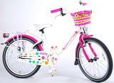 Ashley 20 Inch 31,75 cm Meisjes Terugtraprem Wit/Roze