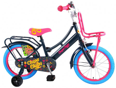Chupa Chups 16 Inch 25,4 cm Meisjes Terugtraprem Zwart