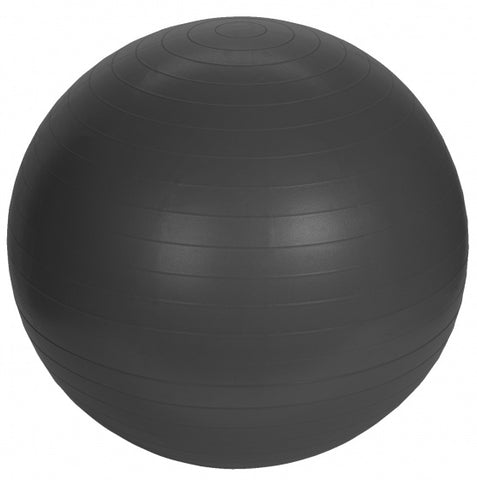 fitnessbal inclusief pomp 55 cm zwart