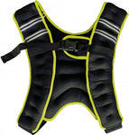 gewichtsvest 5 kg zwart/geel maat one size