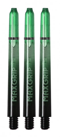 Shafts max grip 48 mm nylon zwart/groen 3 stuks